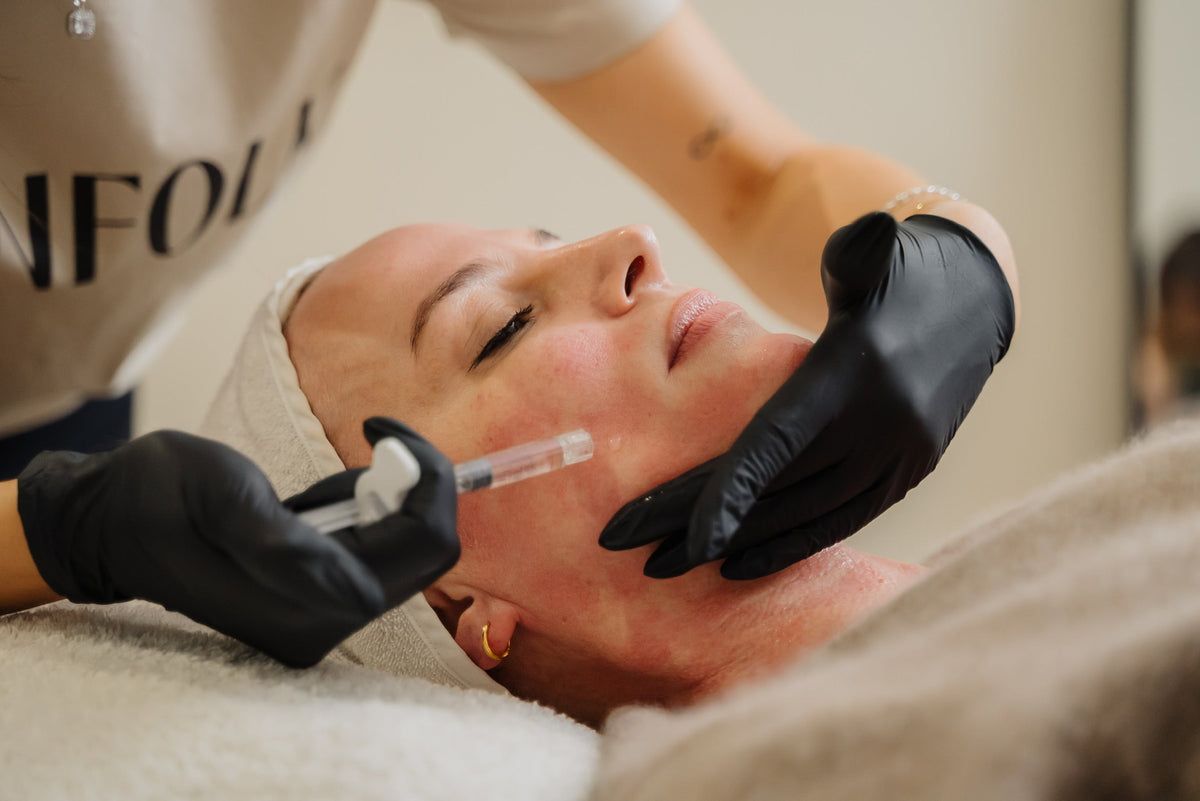 Injectable treatment in progress at Skinfolk